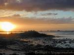 Soleil breton sur Perharidy, Roscoff, Bretagne, France.