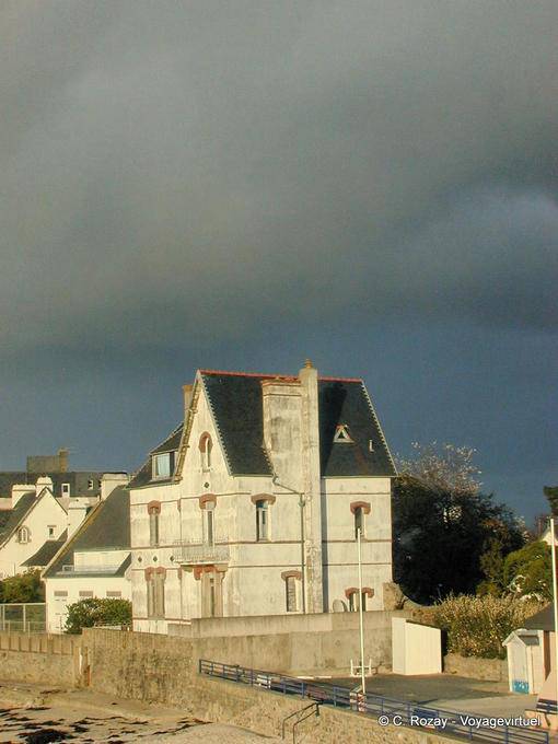 Soir d'orage à Bénodet, Bretagne - France