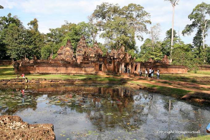 Banteay Srei, joyau de l'art khmer en grès rose, Angkor, Cambodge