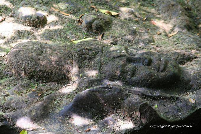 Rivière aux mille Lingas, Kbal Spean, Angkor, Cambodge