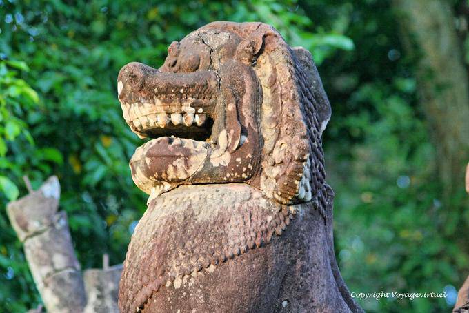 Les dents du lion, Preah Khan, Angkor, Cambodge