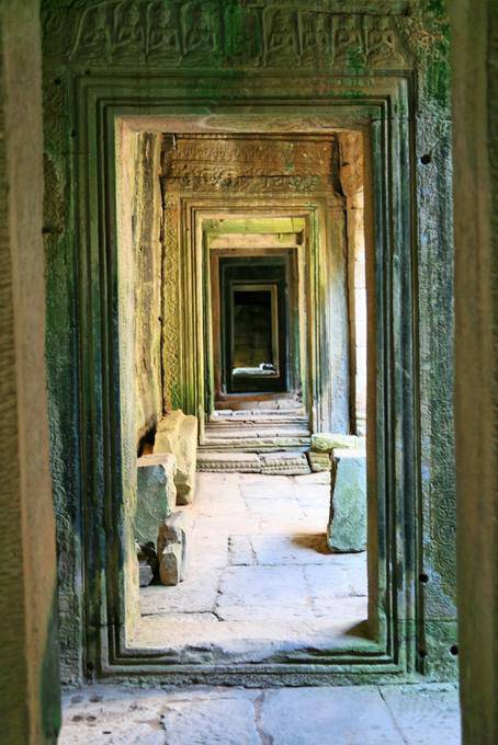 Gopura Bayon Angkor-Thom, Angkor, Cambodge