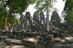 Le sanctuaire et ses temples-montagnes, Banteay Kdei, Cambodge.