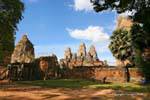 Vue panoramique sur le Pre-Rup de Râjendravarman, Cambodge.