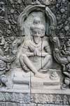 Position de prière, Preah Khan, Cambodge.