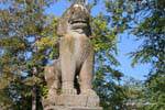 Lion gardien, Sras Srang, Cambodge.