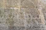 Défilé de soldats, armée Suryavarman II, fresque, Angkor Wat, Cambodge.