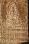 Finesse des motifs d'un décor mural sculpté, Angkor Wat, Cambodge.