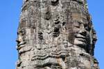 Tour aux 4 visages Bayon Angkor-Thom, Cambodge.