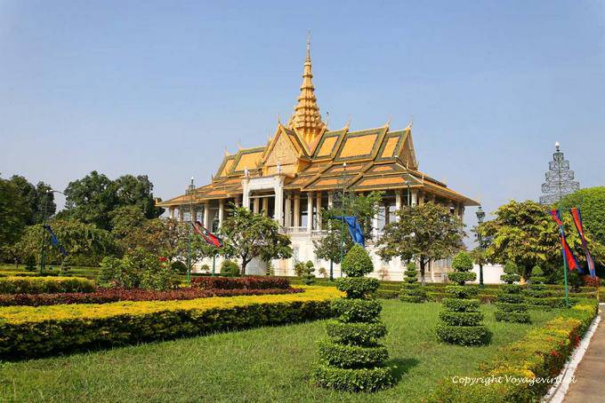 Le Preah Thineang Chan Chhaya, ou Pavillon du clair de lune, Palais Royal, Phnom Penh - Cambodge