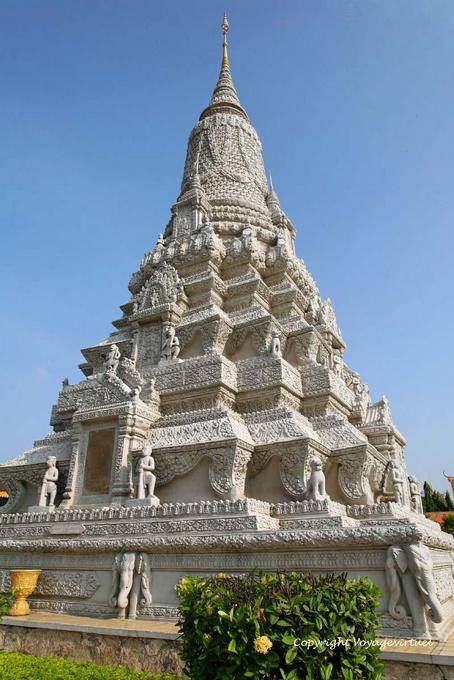 Le stupa royal Norodom Suramarit, Wat Preah Keo, Phnom Penh - Cambodge