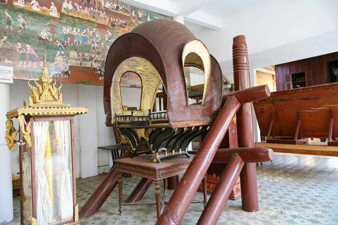 Palanquin de cérémonie, Palais royal, Phnom Penh - Cambodge