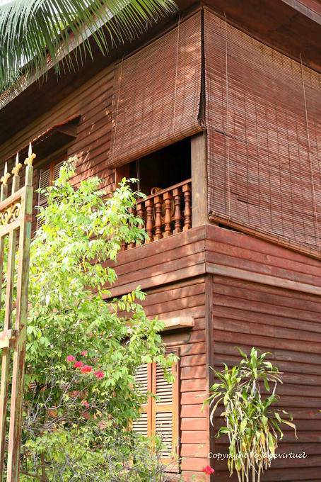 Habitat en bois, Siem Reap - Cambodge
