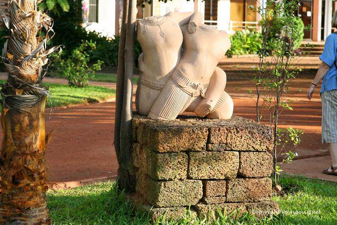 Reproduction d'antiquité khmère, Siem Reap - Cambodge