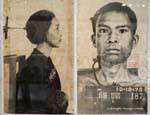 Les tortionnaires photographiaient soigneusement les prisonniers à leur arrivée, Tuol Sleng, Phnom Penh, Cambodge.