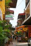 Ruelle du Tigre de papier vers Street 8, Siem Reap, Cambodge.