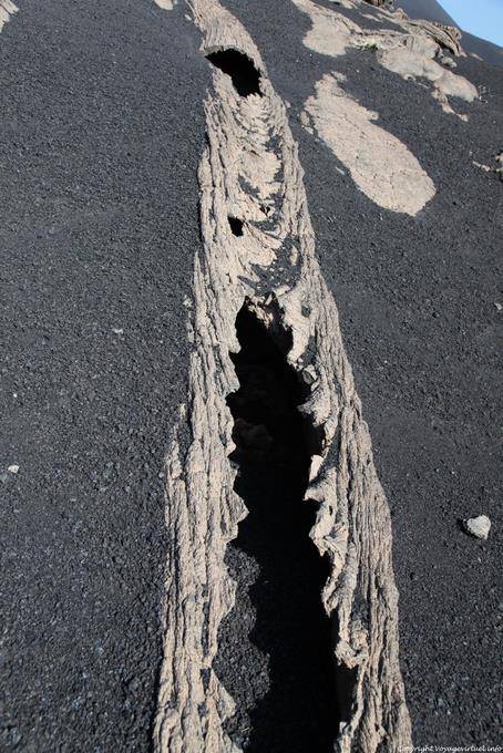 Fogo, Cha de Caldeiras, coulure de lave ouverte - Cap Vert