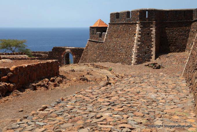 Santiago, Cidade Velha, Fortaleza Real de San Felipe murailles - Cap Vert