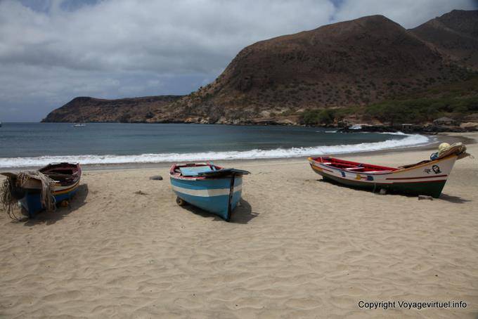 Santiago, Tarrafal barques de pêche - Cap Vert
