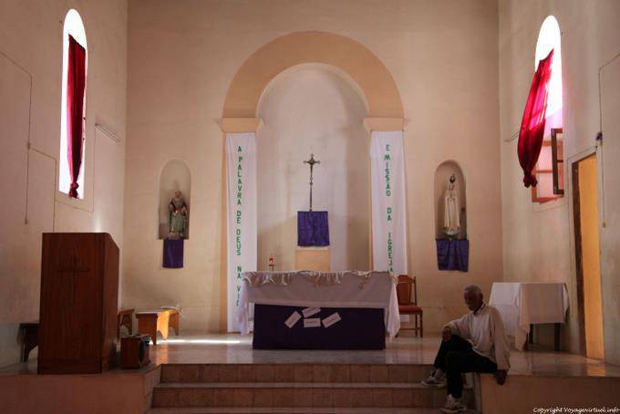 Santo Antão, dans l'église de Cha de Igreja - Cap Vert