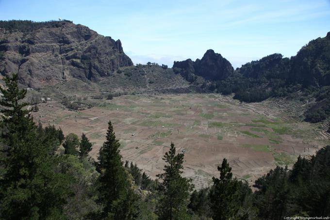 Santo Antão, Cova, volcan cultivé - Cap Vert