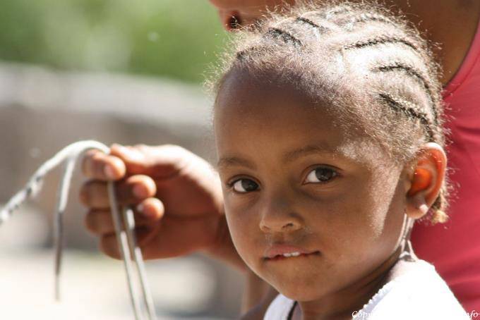 Santo Antão, interrogation enfantine - Cap Vert