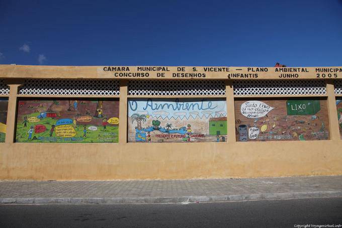 Peintures murales, São Vicente, avenida Marginal, Mindelo - Cap Vert