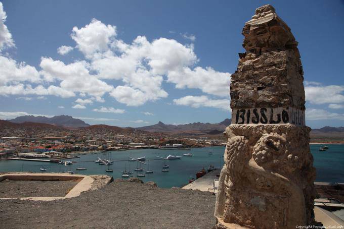 São Vicente, Mindelo, monument au fort - Cap Vert