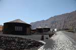Fogo, Cha de Caldeiras, habitat traditionnel, Cap Vert.