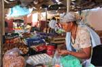 Fogo, marché de São Filipe, femme aux oeufs, Cap Vert.