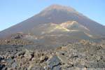 Fogo, pico Volcan strombolien, Cap Vert.