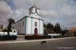 Santiago, Tarrafal, church in center, Cap Vert.
