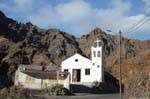 Santo Antão, boca de Ambas Caibros, église post moderne, Cap Vert.