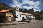 Santo Antão, Cha de Igreja, symboles colorés, Cap Vert.