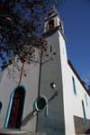Santo Antão, Cocculi, clocher de l'église, Cap Vert.