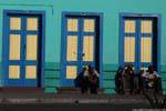 Attente au soleil, São Vicente, avenida Republica, Mindelo, Cap Vert.