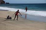 São Vicente, Sao Pedro, luge sur sable, Cap Vert.