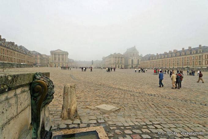 Autre vue de la Place d'Armes, Versailles