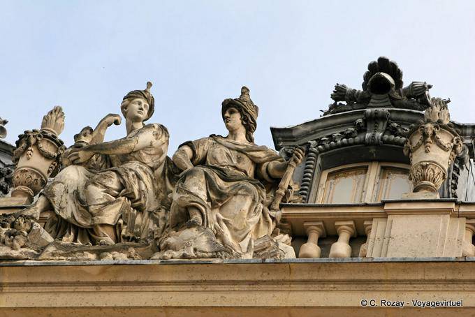 Sculptures Allégorie de l'Asie, Versailles