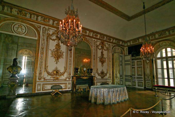 Magnificence des boiseries, appartement du Roi, Versailles