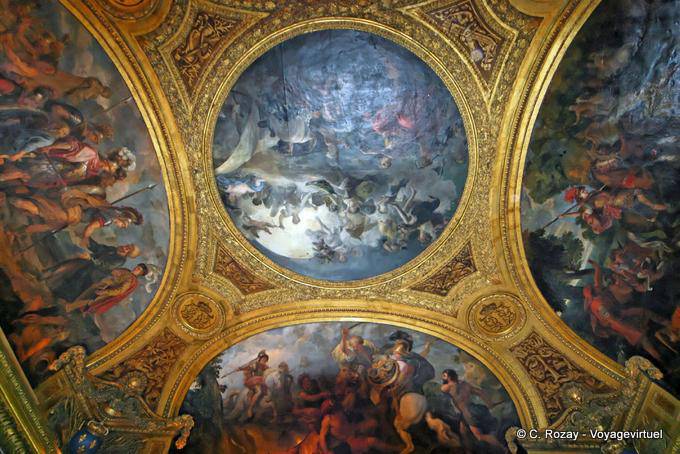 Plafond du Salon de la Guerre, Versailles