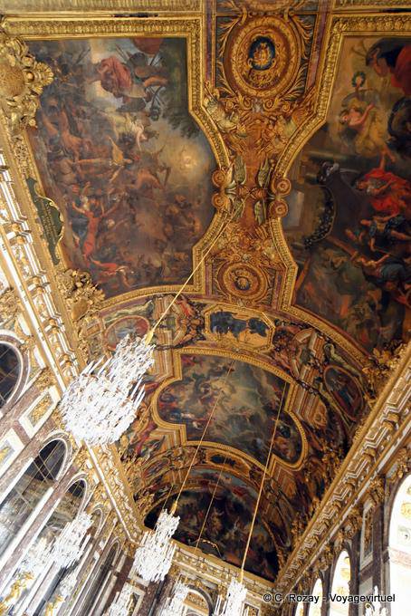 Galerie des Glaces, la Franche-Comté conquise pour la 2éme fois, Versailles