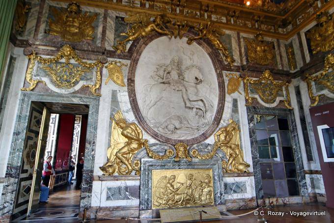 Salon de la Guerre, mur oriental, Versailles