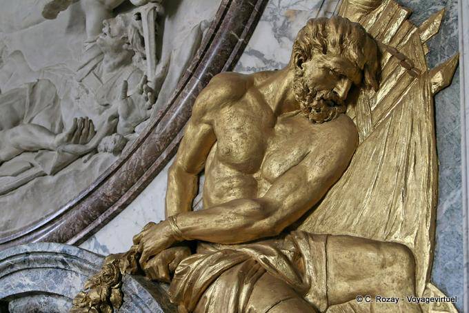 Captif enchainé, Salon de la Guerre, Versailles