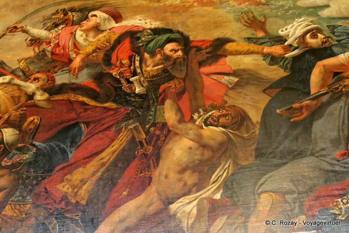 Salle du Sacre, Antoine-Jean Gros, Bataille d'Aboukir, Versailles