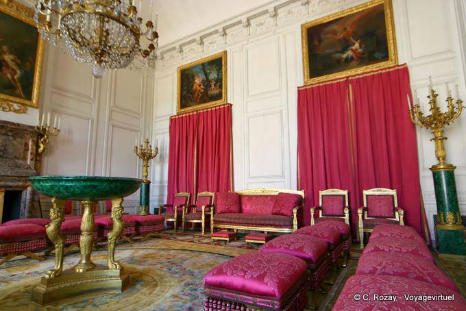 Le salon des Malachites, Grand Trianon, Versailles