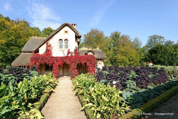 Façade nord du Colombier, Hameau de la Reine, Versailles