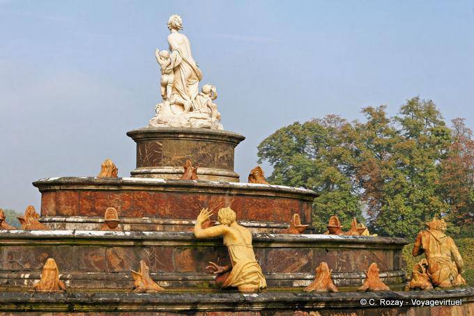Le bassin de Latone, vue de derrière, Versailles