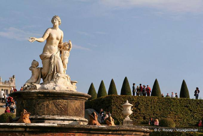 Inspiré par Les Métamorphoses d’Ovide, le bassin de Latone, Versailles