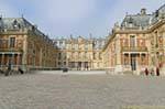 Versailles, vue des extérieurs du château